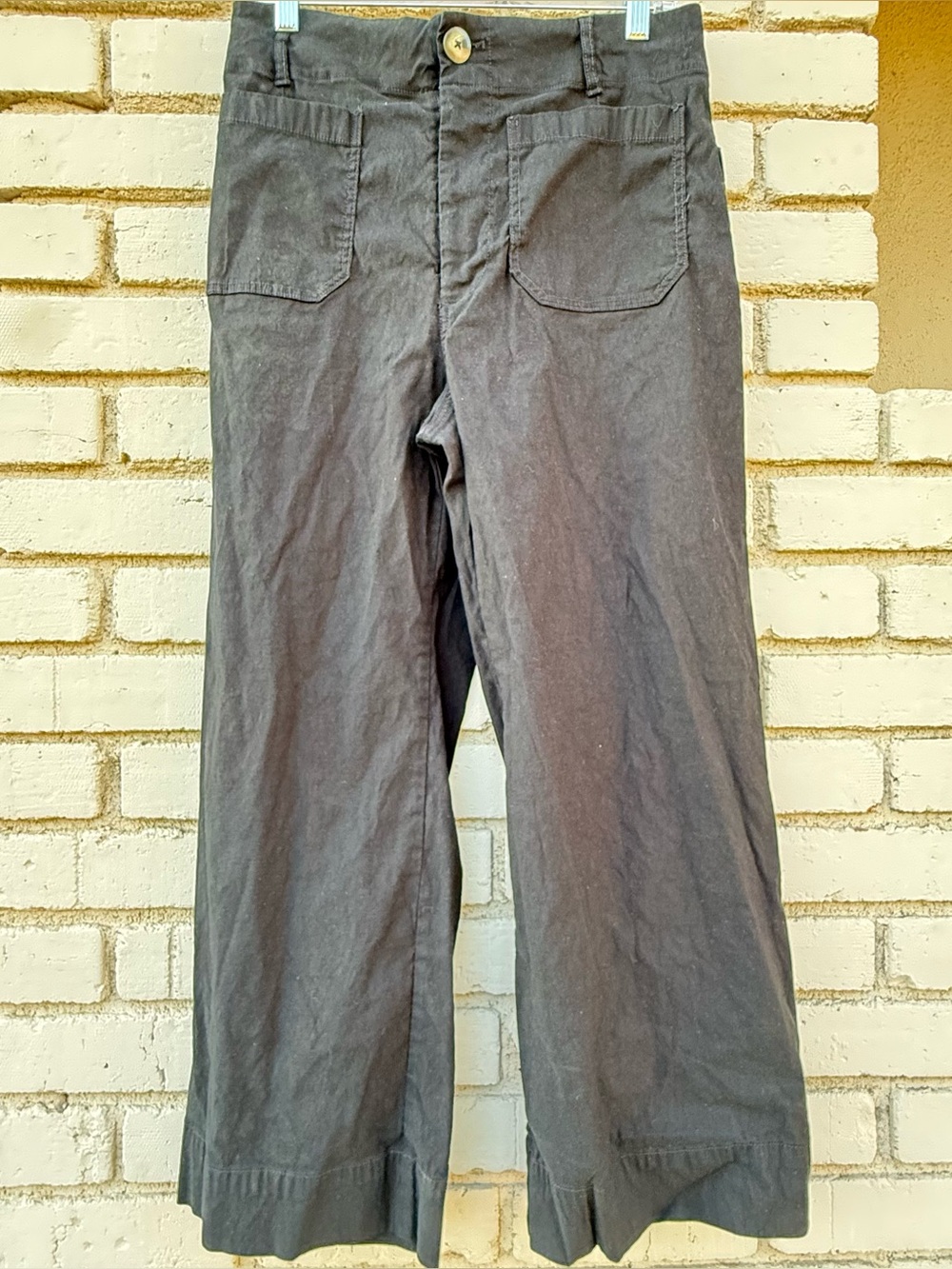 Maeve Colette Cropped Pants in Black - Size 30